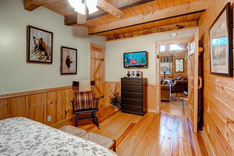Guest Bedroom in Cabin
